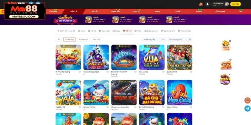 Bắn cá May88 – Săn Boss khủng dưới đại dương