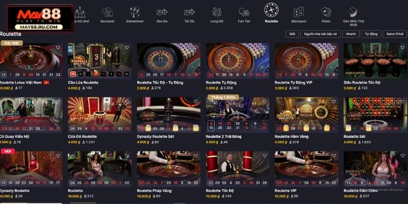 Bật mí 5 mẹo chơi Casino May88 hiệu quả từ chuyên gia