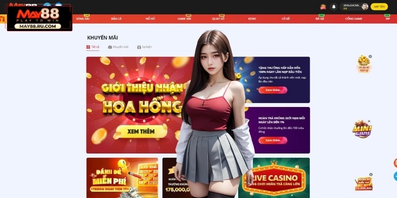 Các chương trình khuyến mãi không thể bỏ qua tại May88